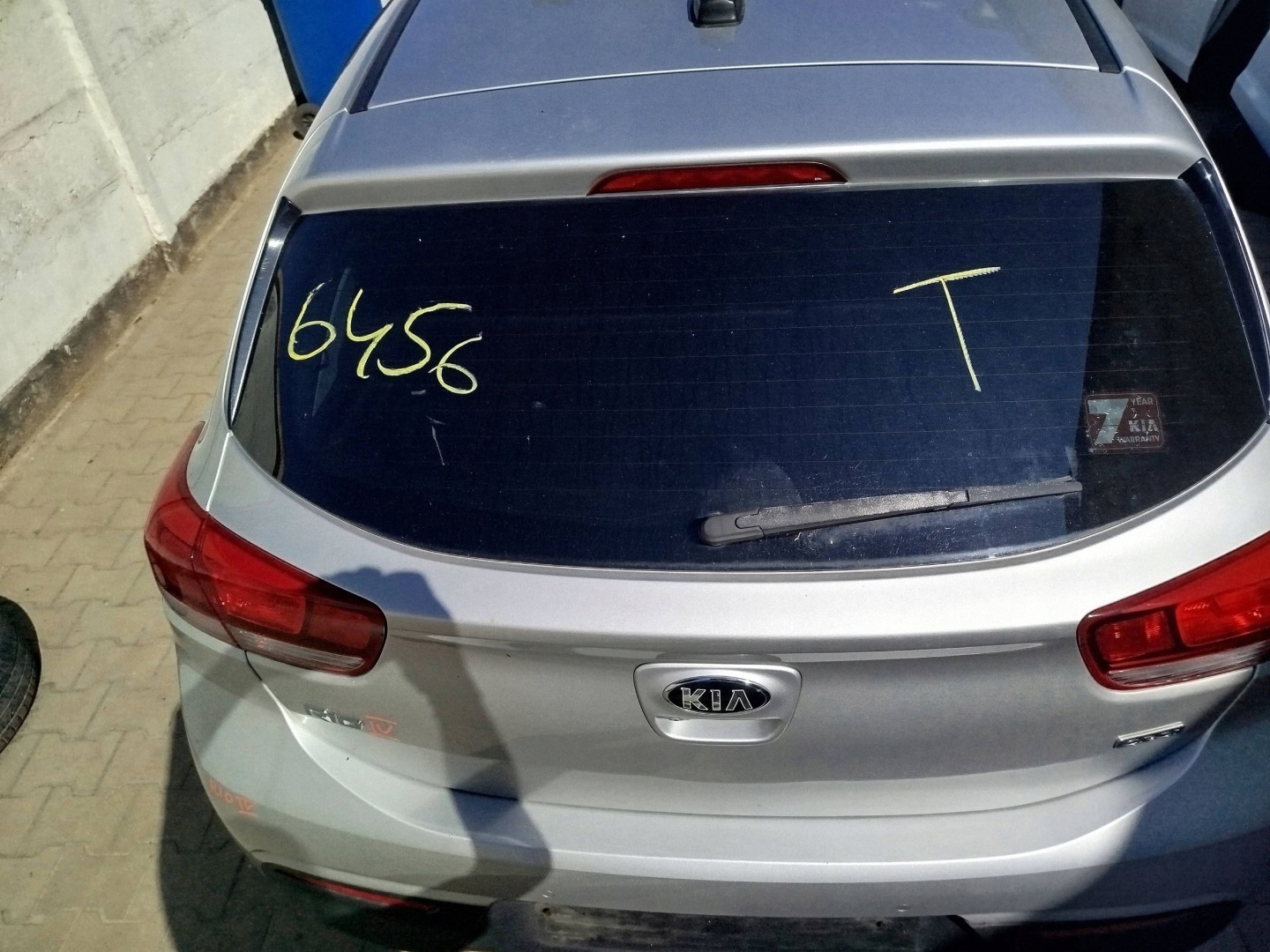 KIA RIO IV boot door rear complete boot KAMERA 2017