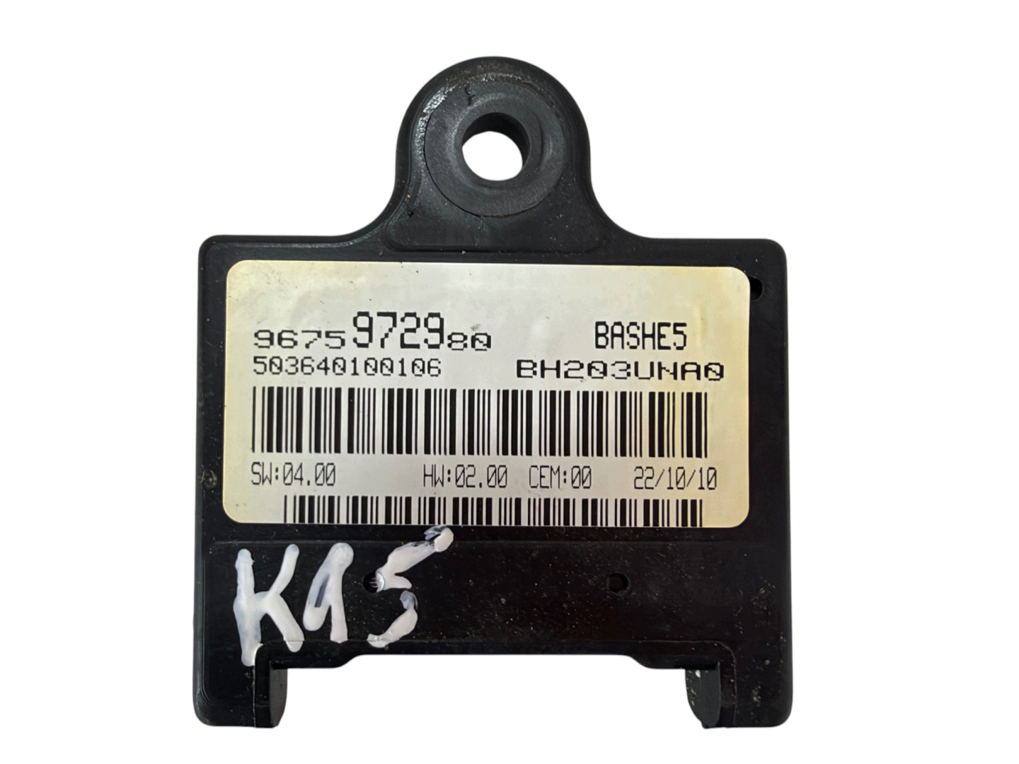 module control unit CITROEN C5 III X7 2.2 HDI 9675972980