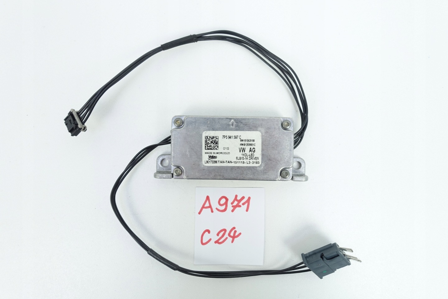 control unit module LED VW PORSCHE SKODA 7P5941597C