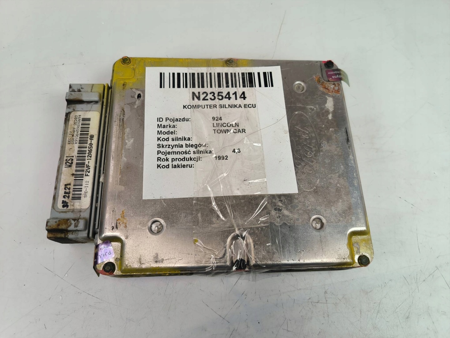computer Motore ECU F2VF-12A650-AB LINCOLN TOWN CAR