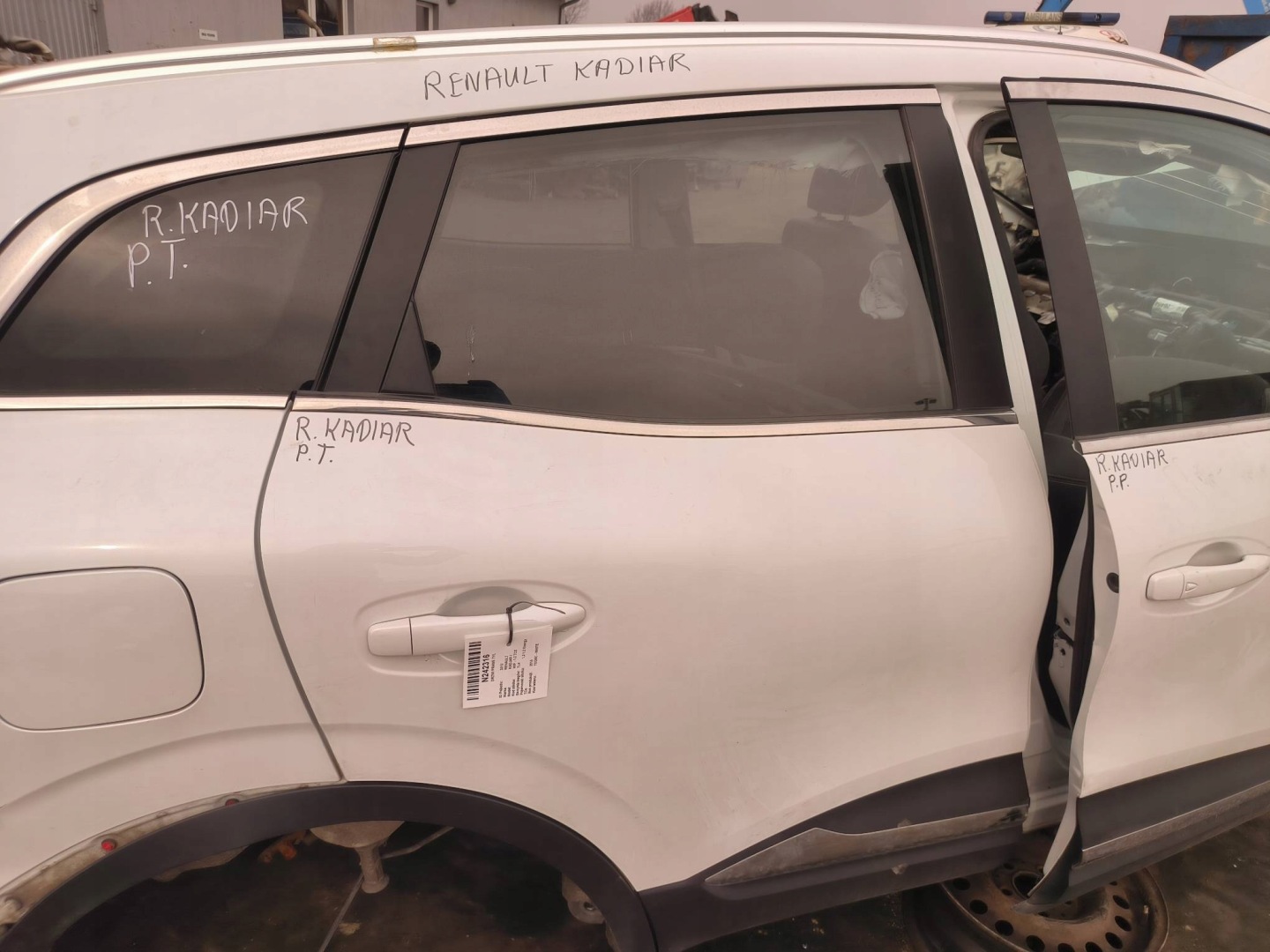 Tür rechts heck TEQNC RENAULT KADJAR und