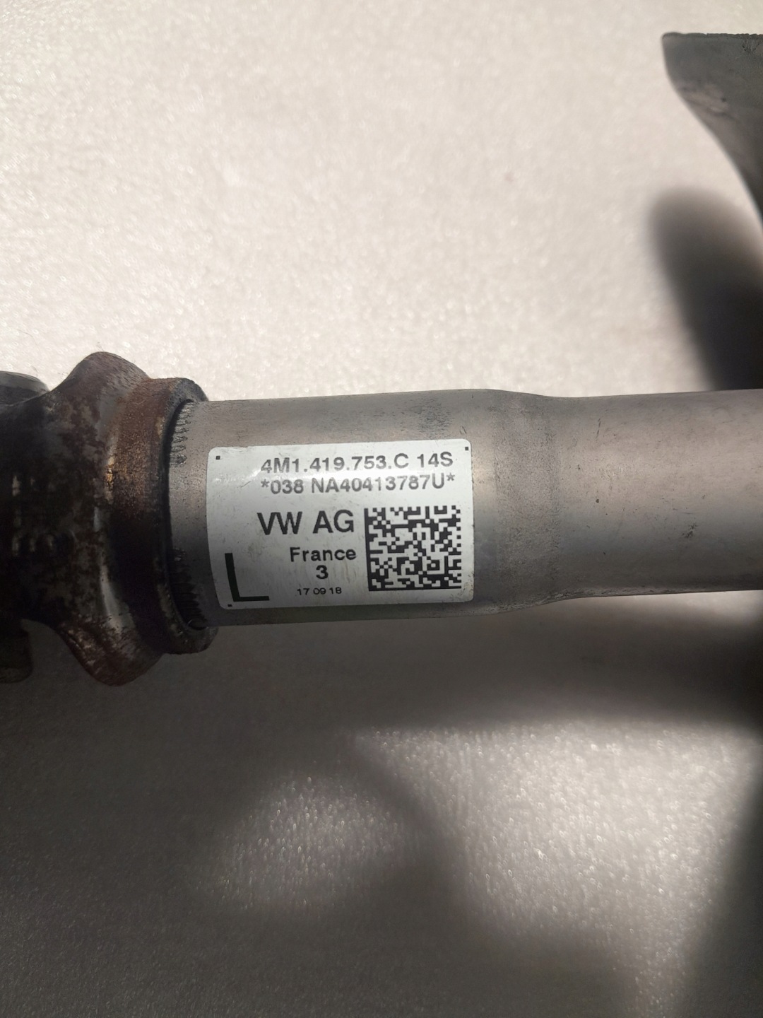 AUDI Q8 4M Spurstange der Lenksäule lenkrad 4M1419753C