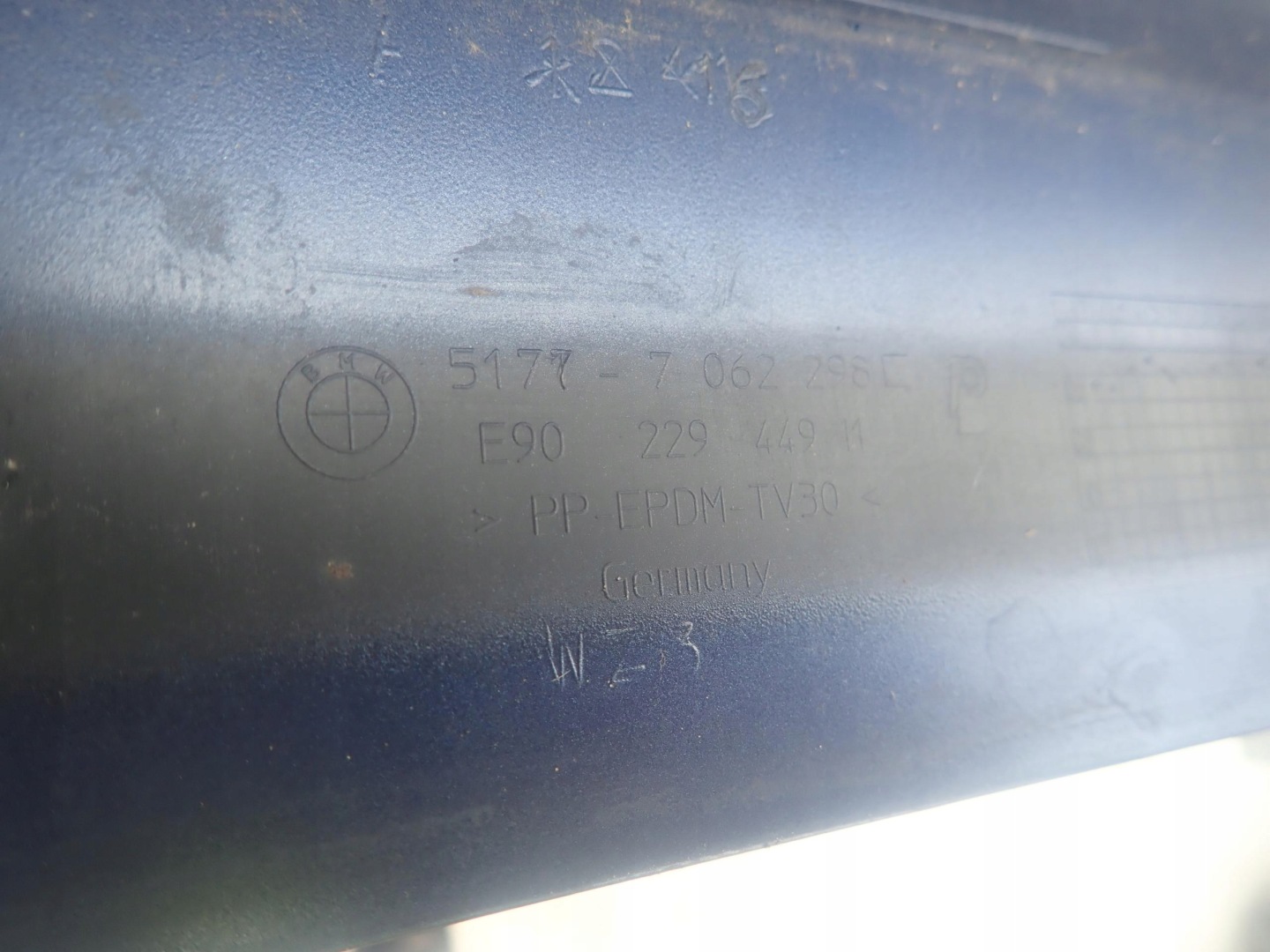 BMW 3 E90 E91 04-08 threshold right moulding threshold