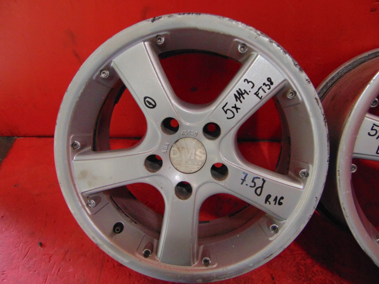KIA HYUNDAI MAZDA discs DMS 16'' 5x114.3 ET38 7,5J