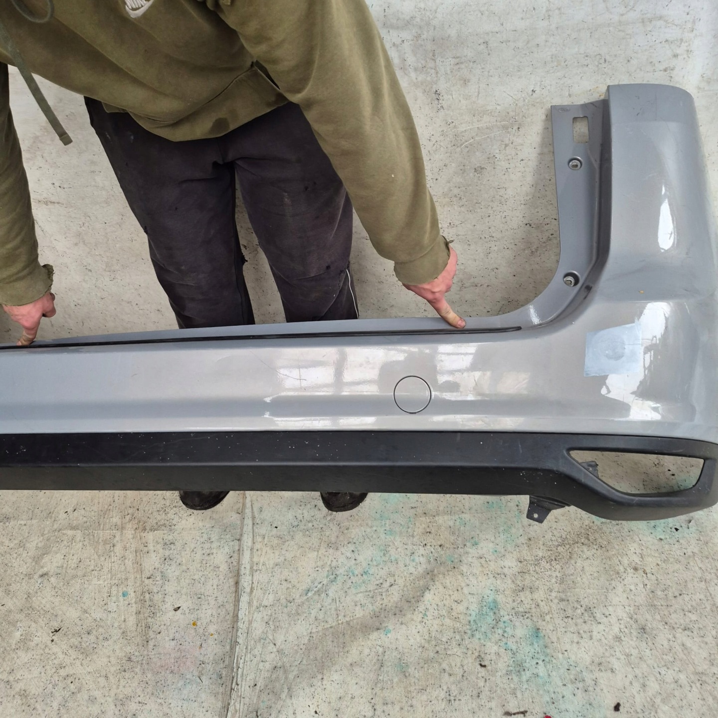FORD GRAND C-MAX II 2 MK2 10- bumper rear part rear