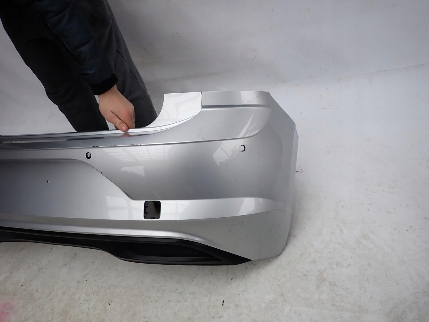 VW POLO VI 6 2G 17-21 bumper rear part rear 4XPDC