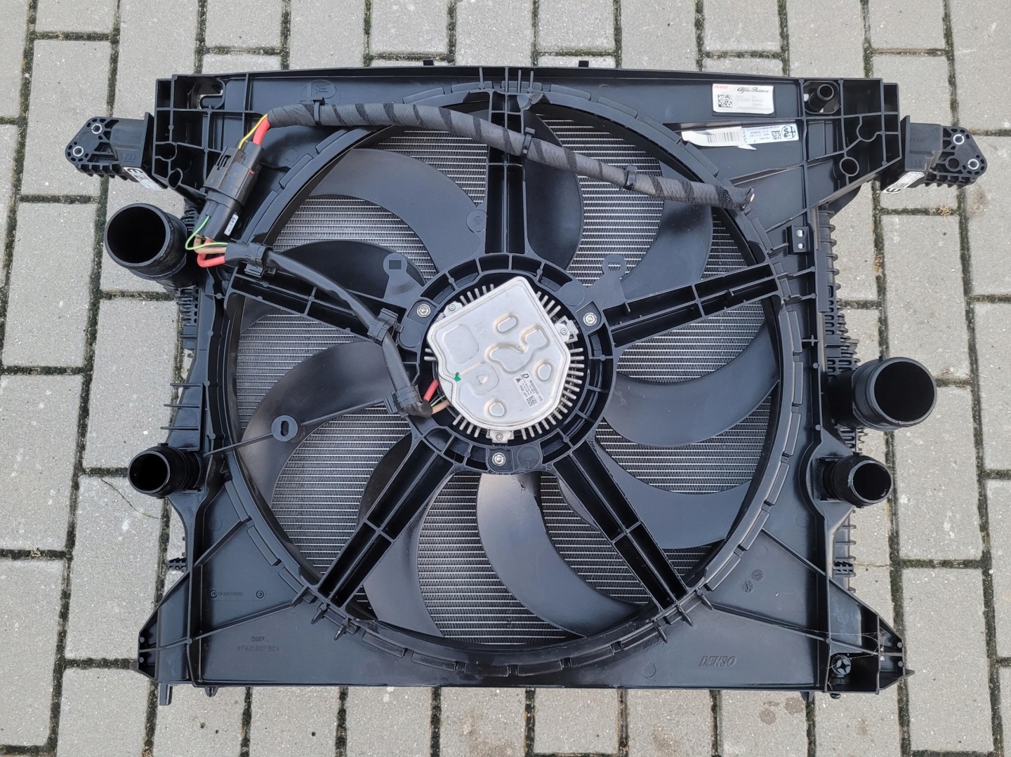 hüttök vízhütö INTERCOOLER ventilátor ALFA ROMEO GIULIA 2.2 D