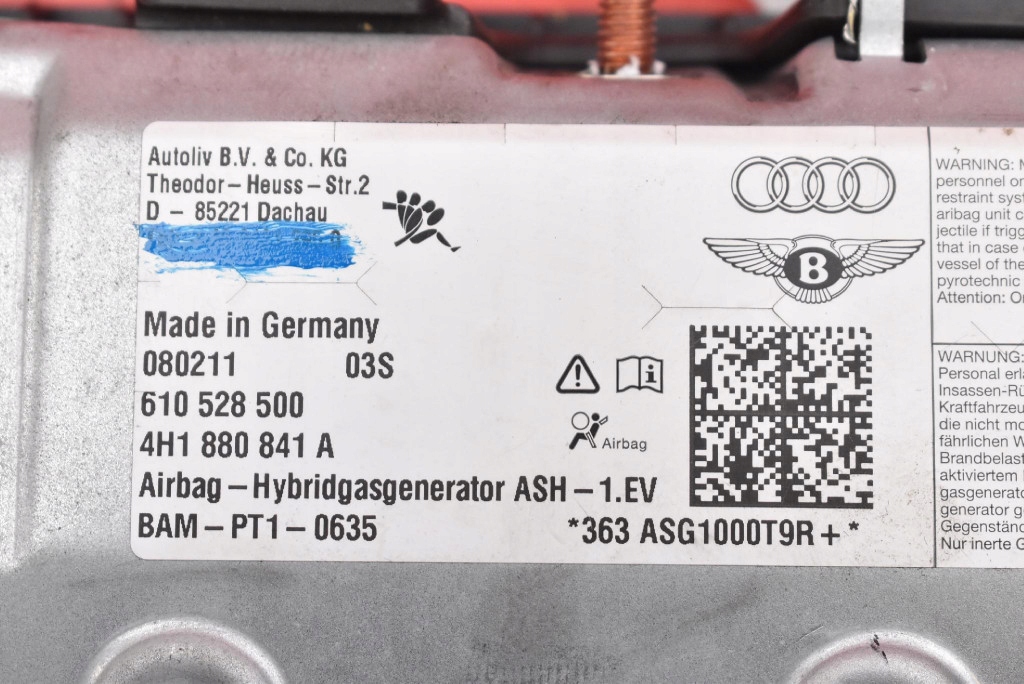 airbag driver´s knee 4H1880841A AUDI A8 D4 10-14