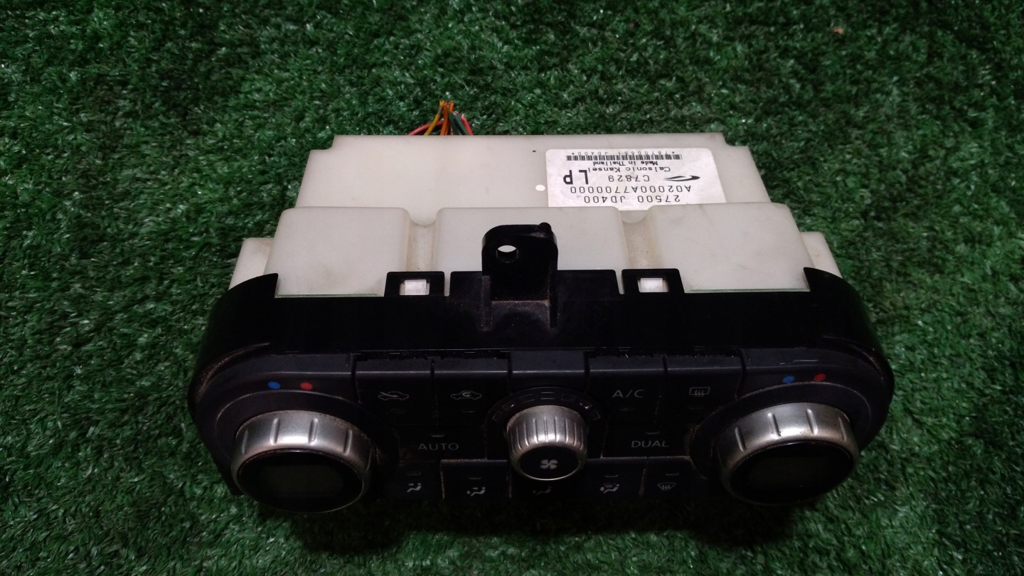 control panel air conditioning devices NISSAN QASHQAI 27500JD400