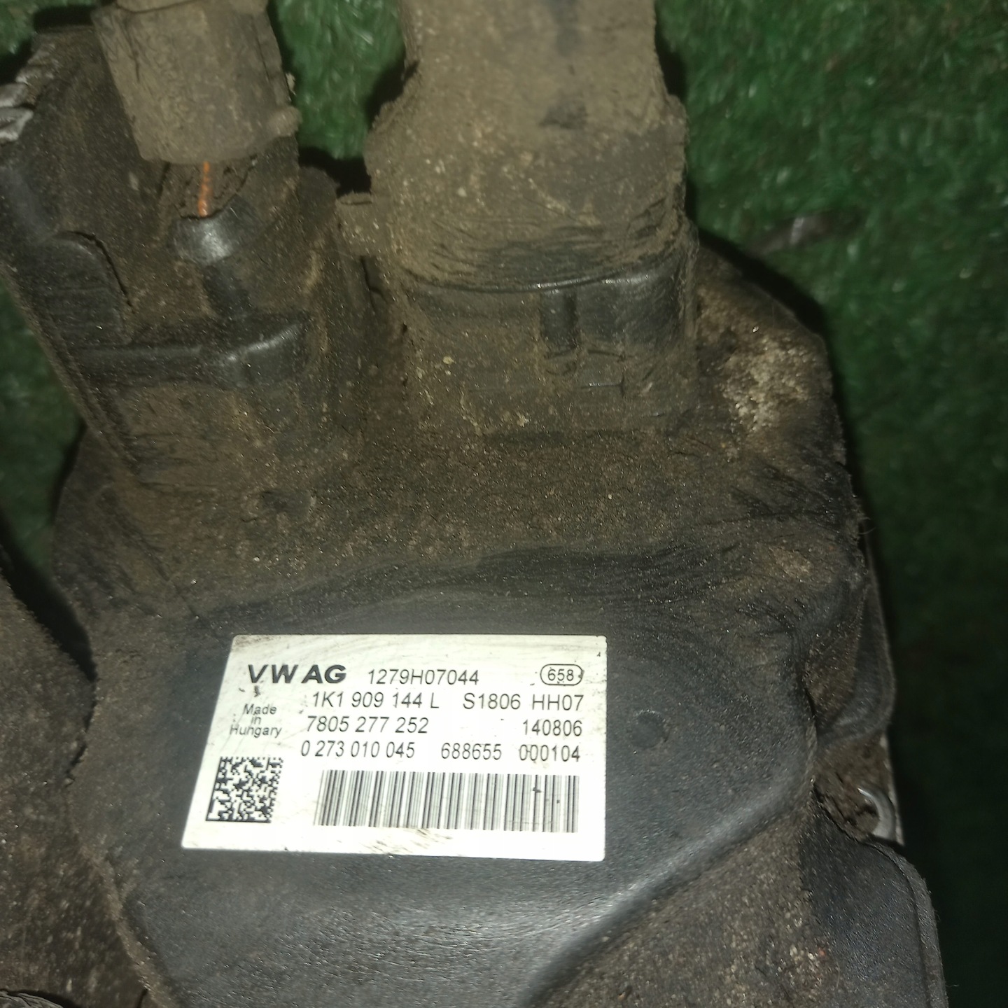 control ZE WSPOMAGANIEM VOLKSWAGEN GOLF 5 1K1909144L