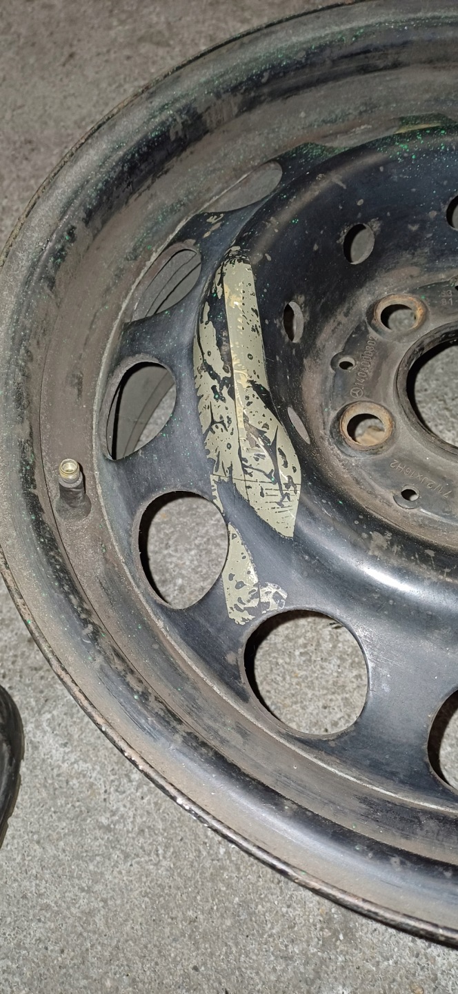 MERCEDES w140 c140 disk oceľový 5X112 7.5 ET51 R16