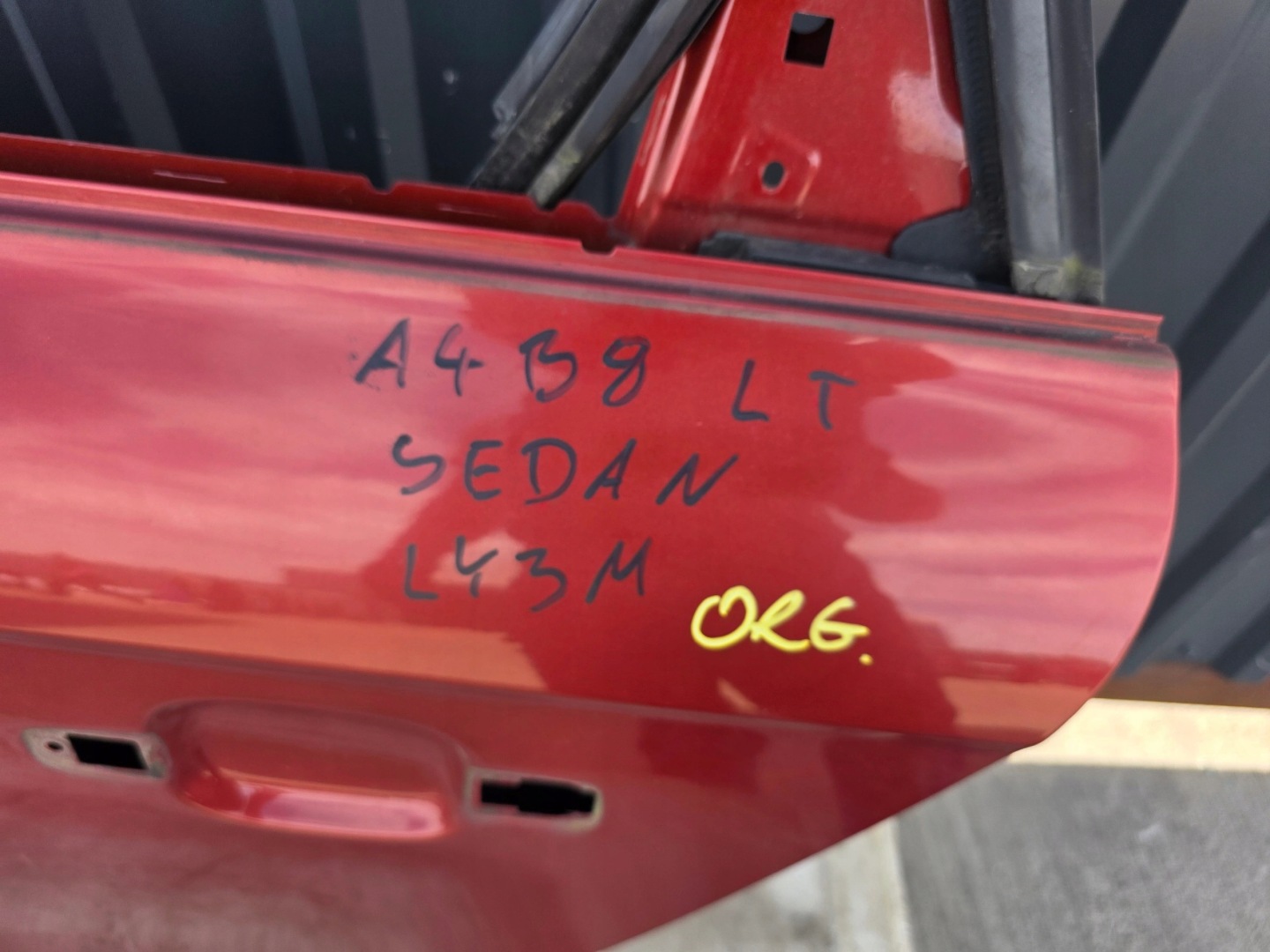 Tür links heck AUDI A4 B8 LY3M Sedan * 2008-2016 Original !!!