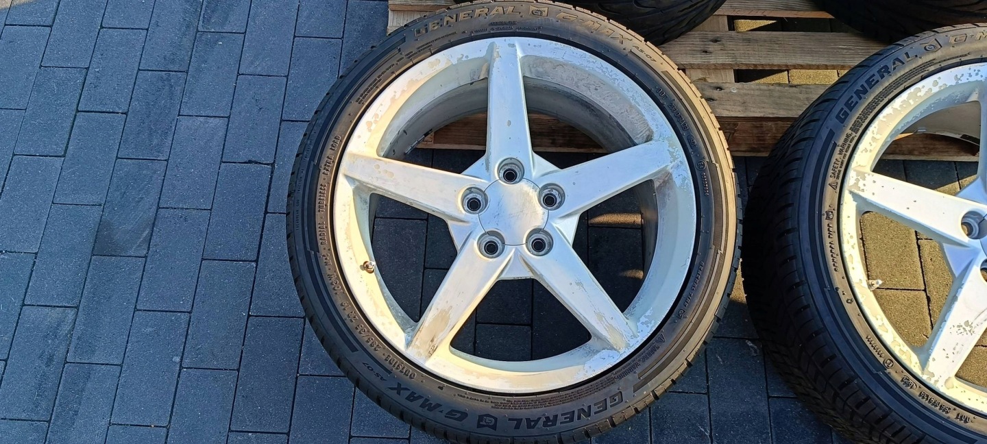 wheels discs disc dwa rozmiary Chevrolet Corvette C5 C6 1997-2013