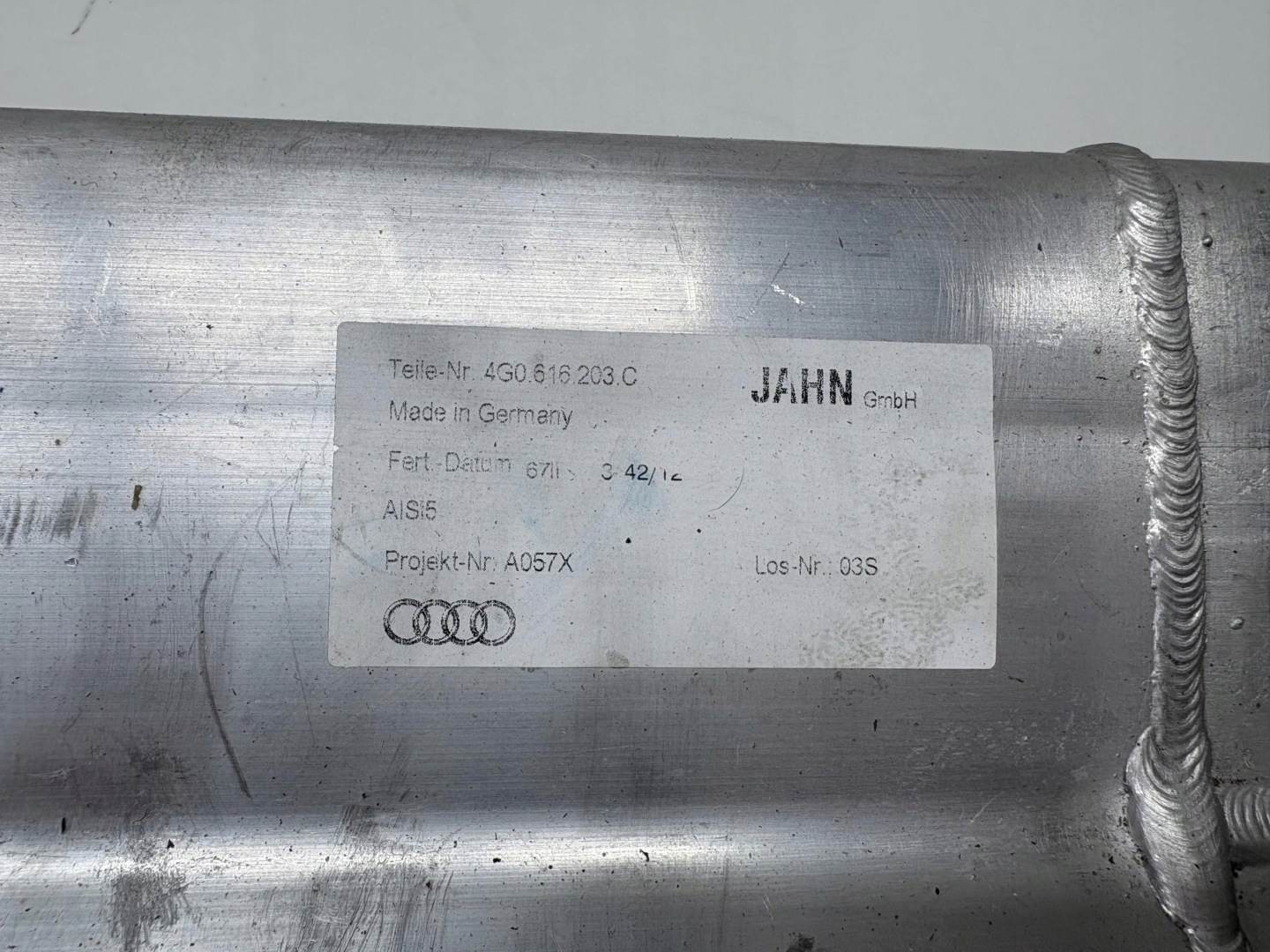 serbatoio pressione Dell’aria AUDI A6 C7 ALLROAD 4G0616203C