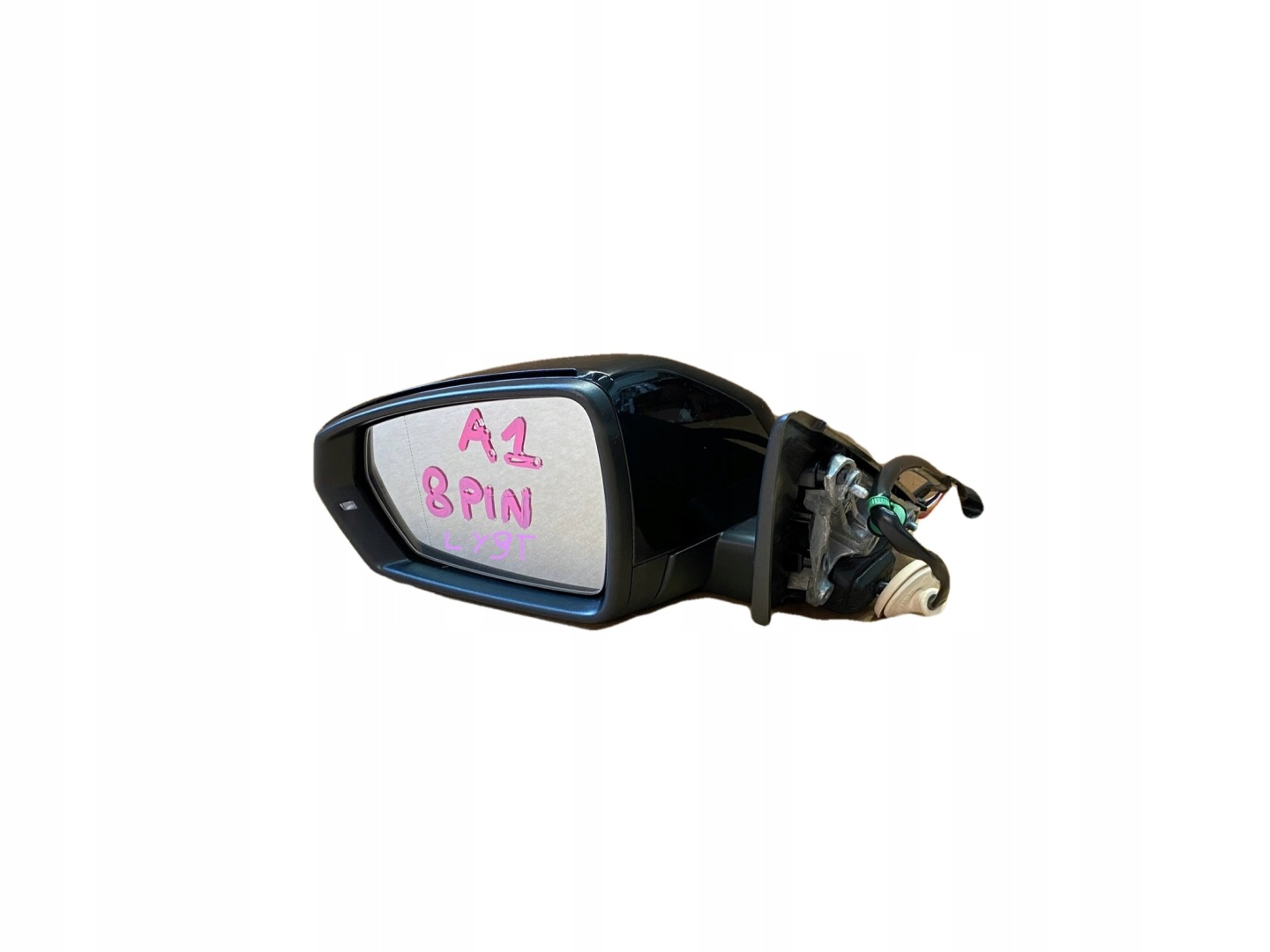 AUDI A1 82A mirror left 8 vertical LY9T