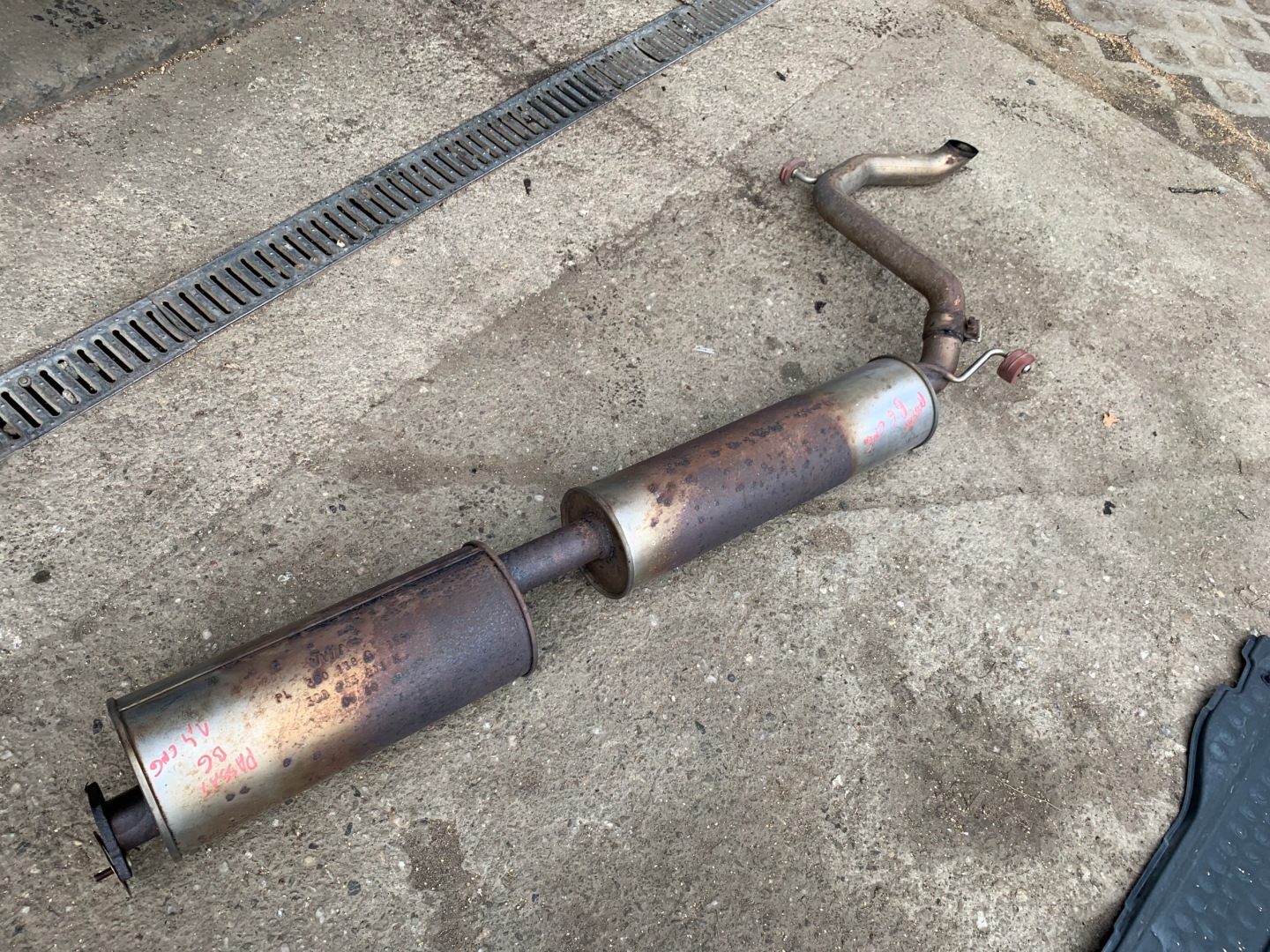 VW PASSAT B6 1,4 TSI muffler, exhaust 3C0253211K CNG