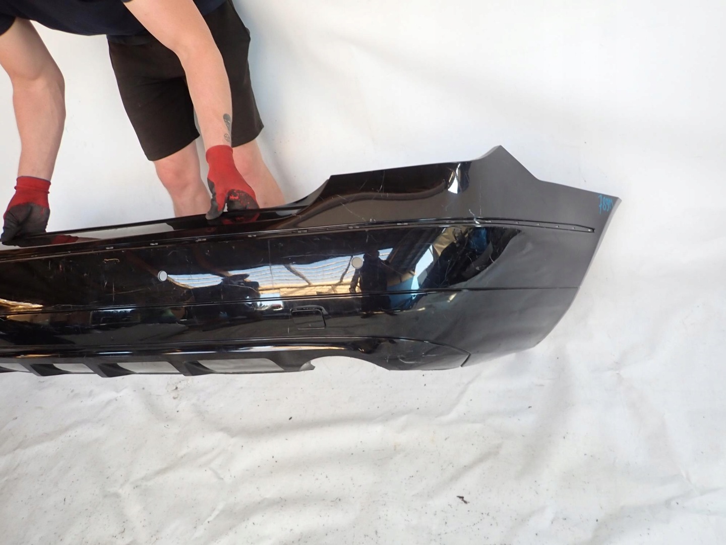 MERCEDES E-KLASA C207 A207 COUPE 09-13 bumper rear part rear PDC