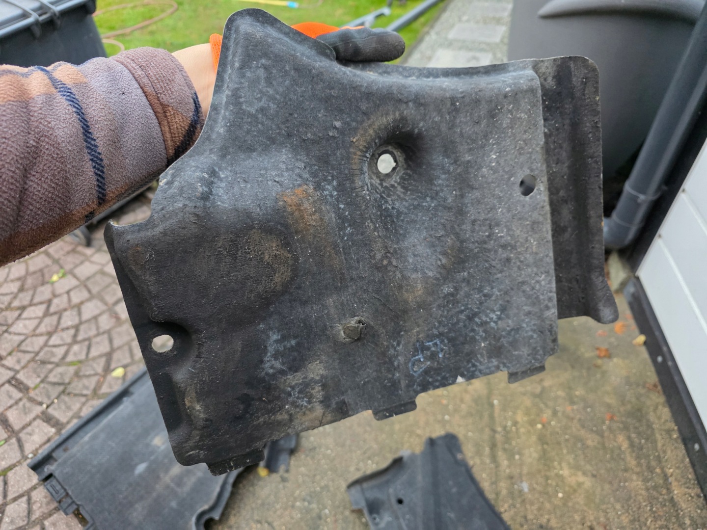 cover chassis left covers below AUTO AUDI A6 C7 4G KOMPLET