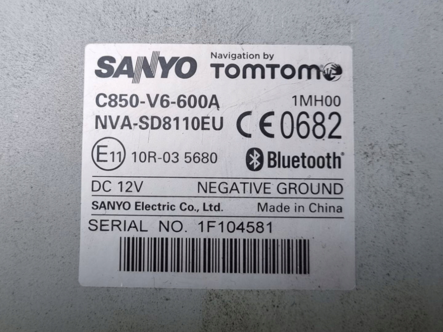 Radio samochodowe Mazda 6 2 facelift GH 2009 C850-V6-600A
