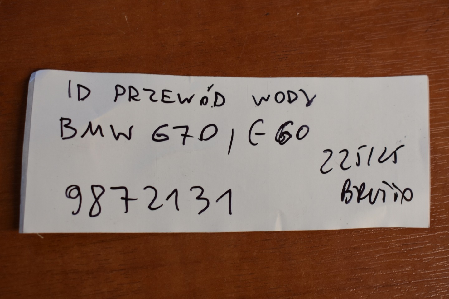 IDEALNY prijenos vode BMW G70 G60 1