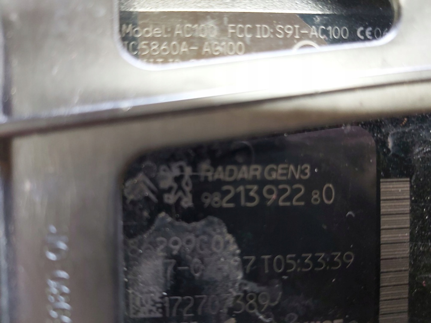 RADAR DISTRONIC PEUGEOT CITROEN 9821392280