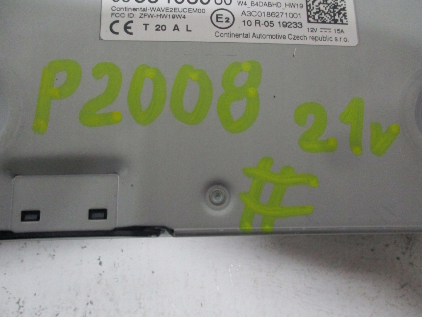 Radio PEUGEOT 2008 II 9835408980