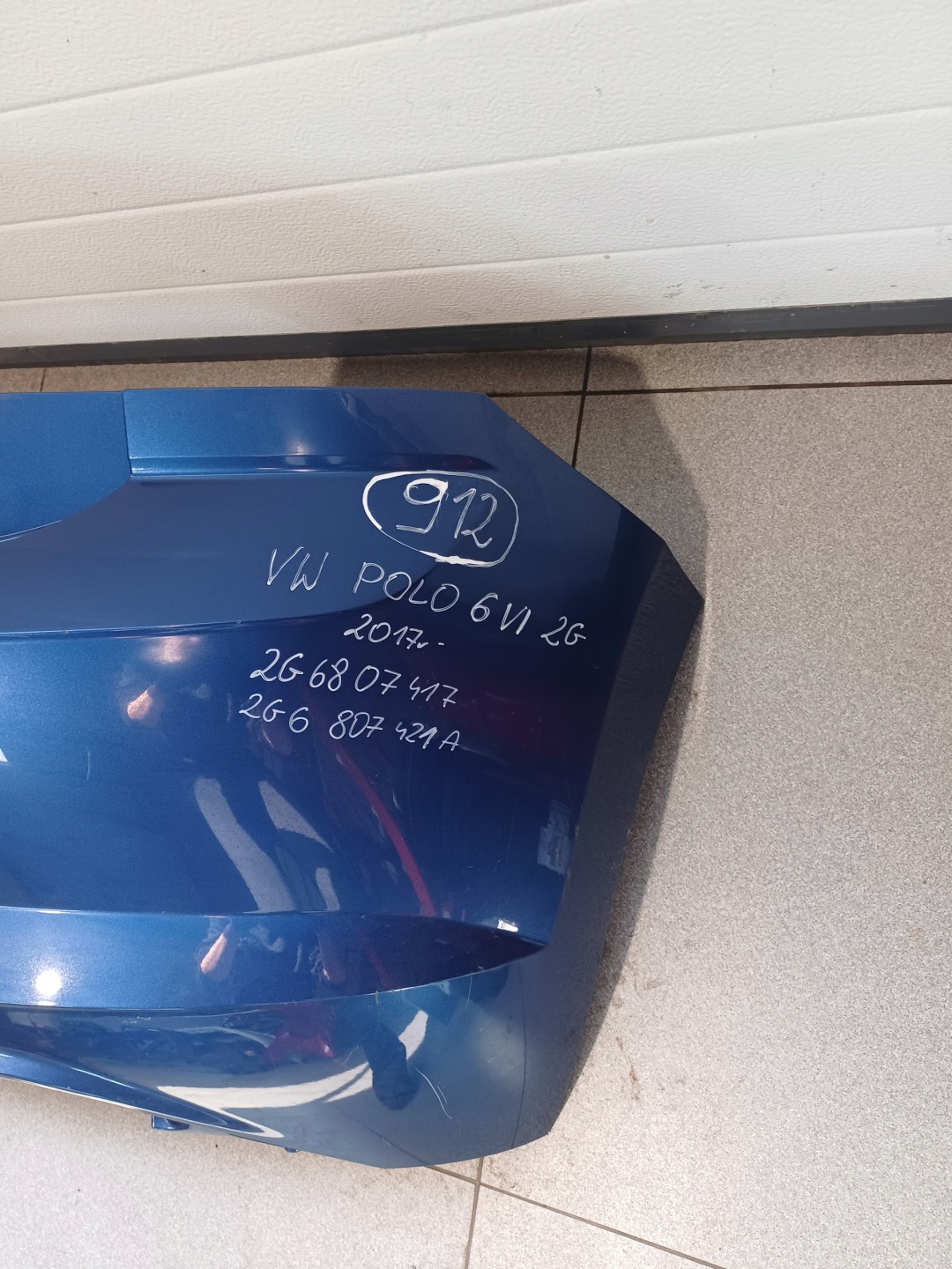 bumper rear part rear VW POLO 6 VI 2G 2017R- 2G6807417