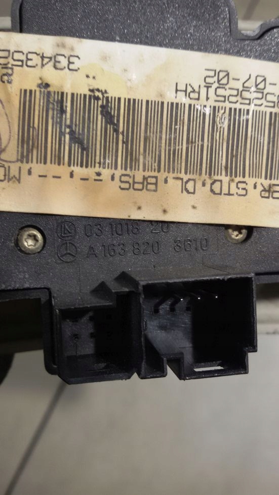 PANEL Plafoniera interna MERCEDES ML W163 A1638203610