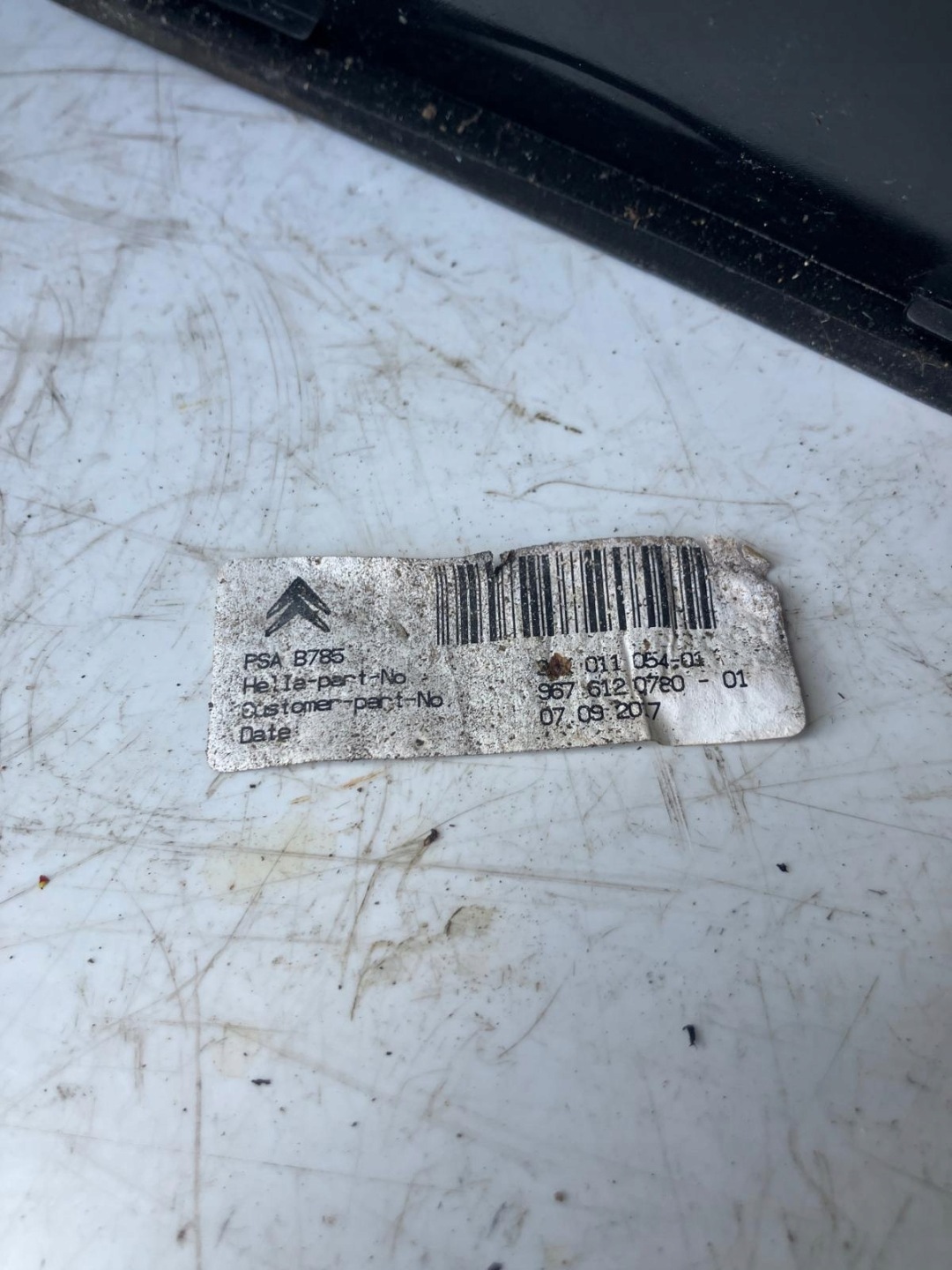 light left rear part CITROEN C4 PICASSO II KROTKI 9676120780
