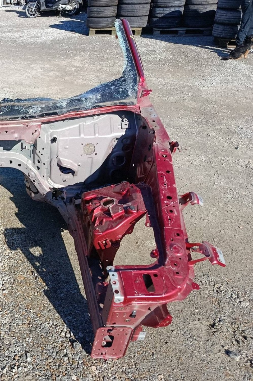 quarter front okular quarter bodywork side left Mazda CX-60 red