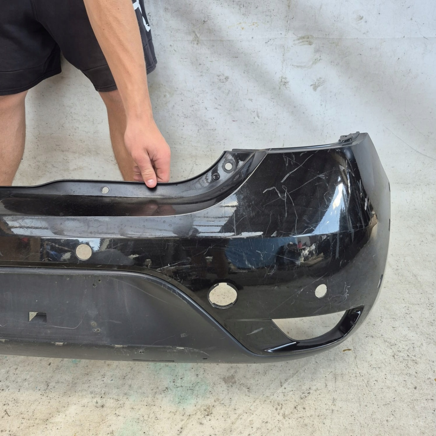 DACIA SANDERO STEPWAY II 2 LIFT 16- bumper rear part rear 4XPDC
