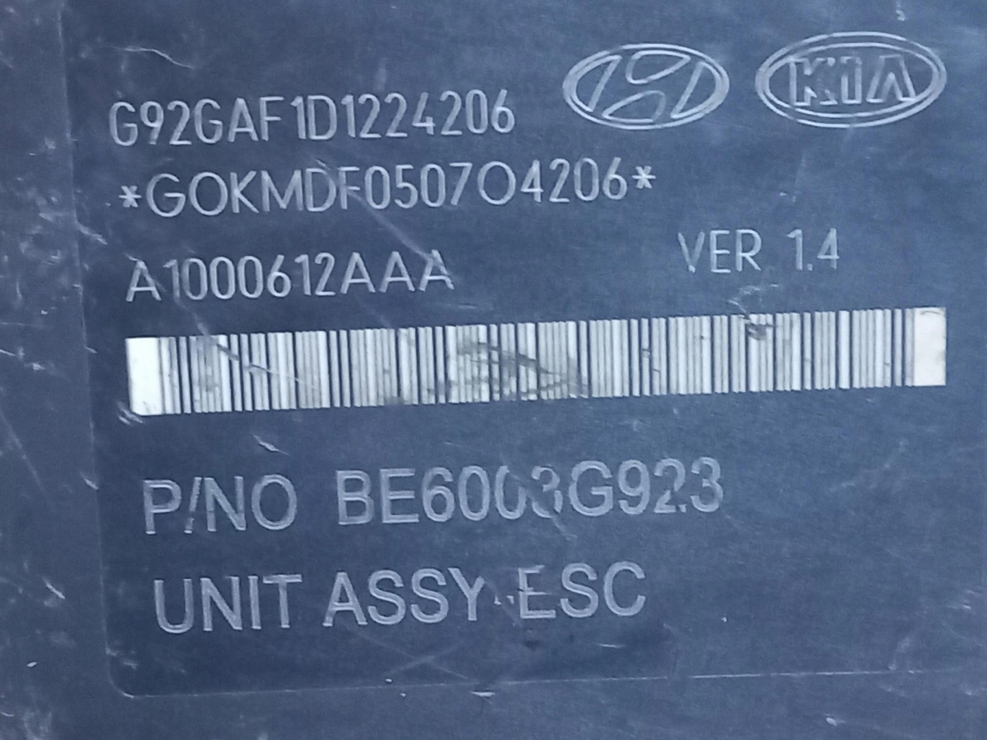Pompa ABS KIA RIO IV 1.2 CVVT 58920-1W705 11-17