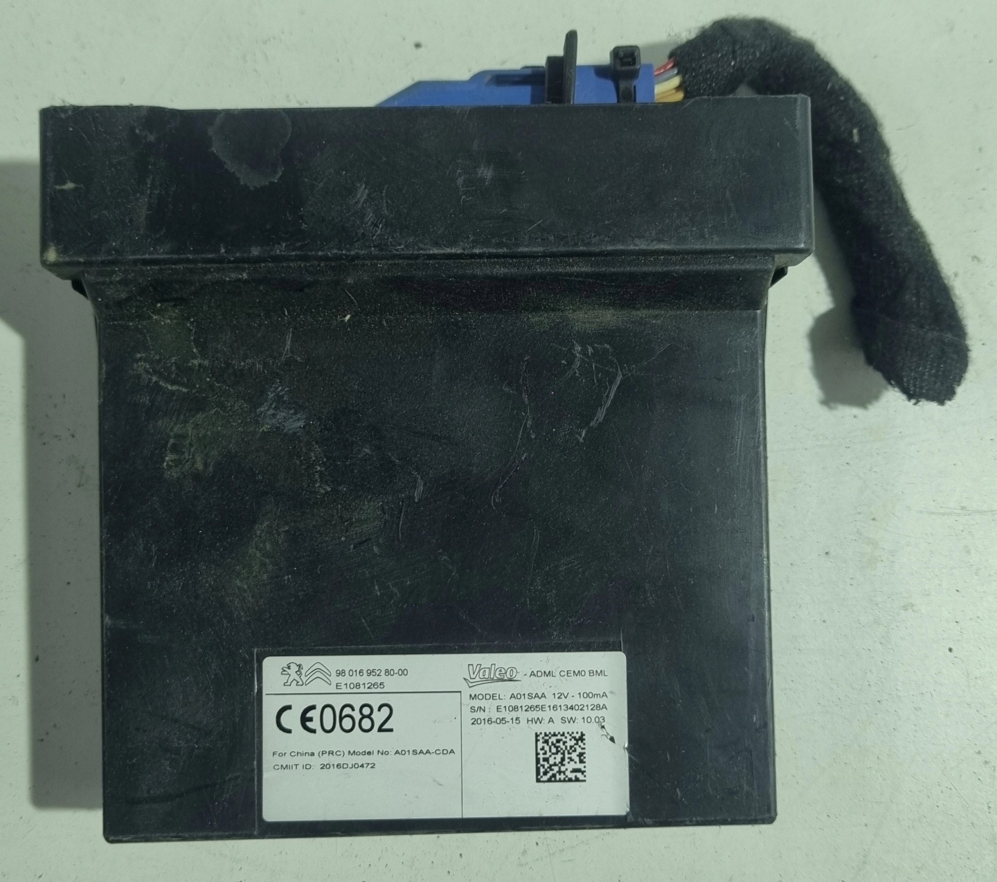 modulo ECU di tensione PEUGEOT 508