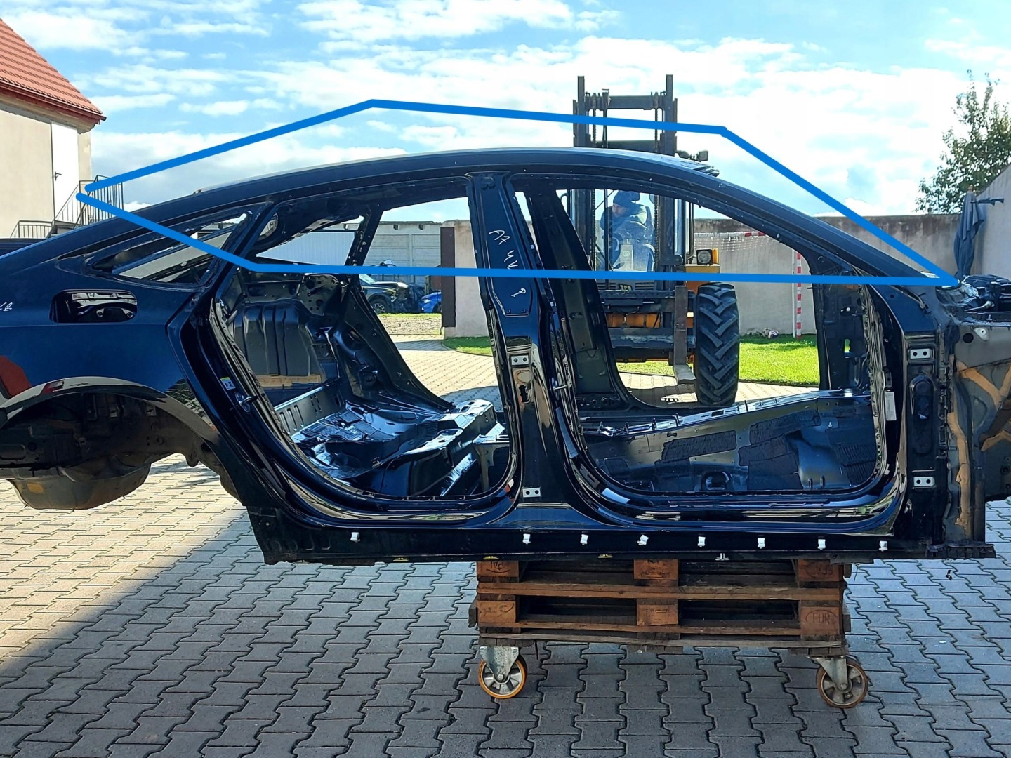 Audi A7 II 4K8 4M0 TFSI dach schwarzer LY9B