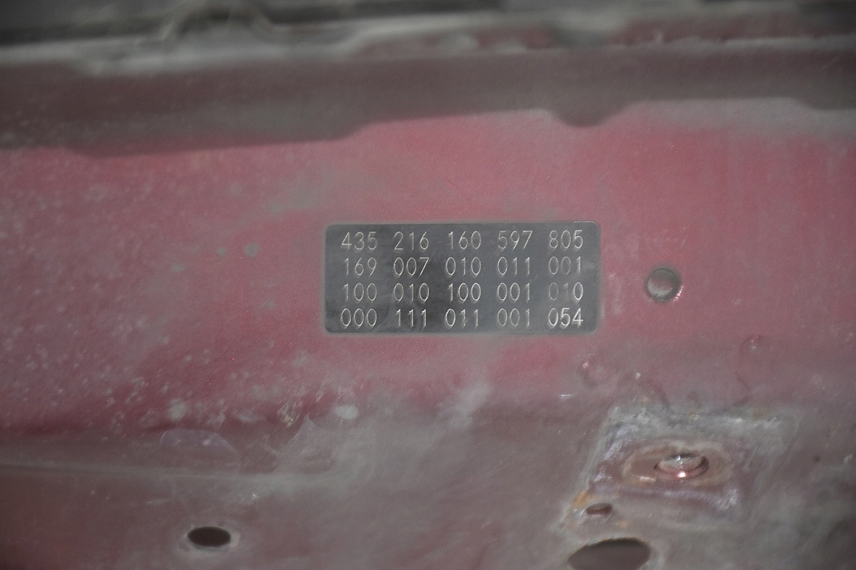 cofano Coperchio * Motore MERCEDES A W169 579