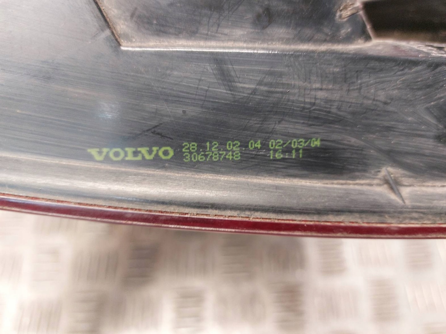 light right rear part VOLVO V50 and 30678748