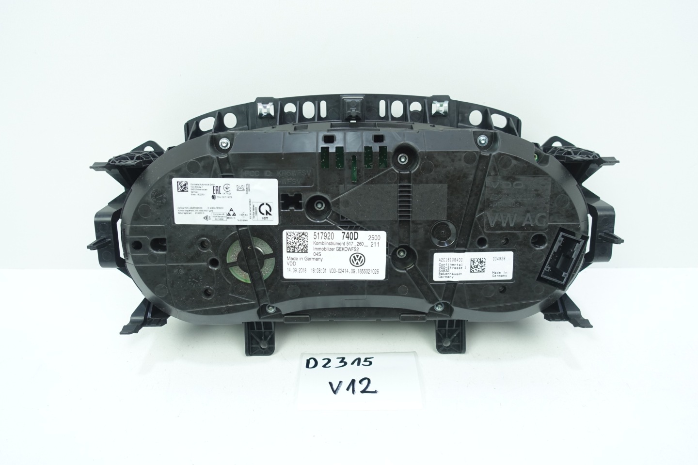 dials dials VW SPORTSVAN 517 62352KM 517920740D