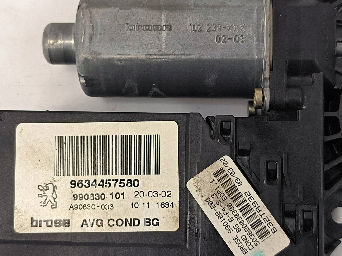 window regulator LP 9634457580 PEUGEOT 307 II