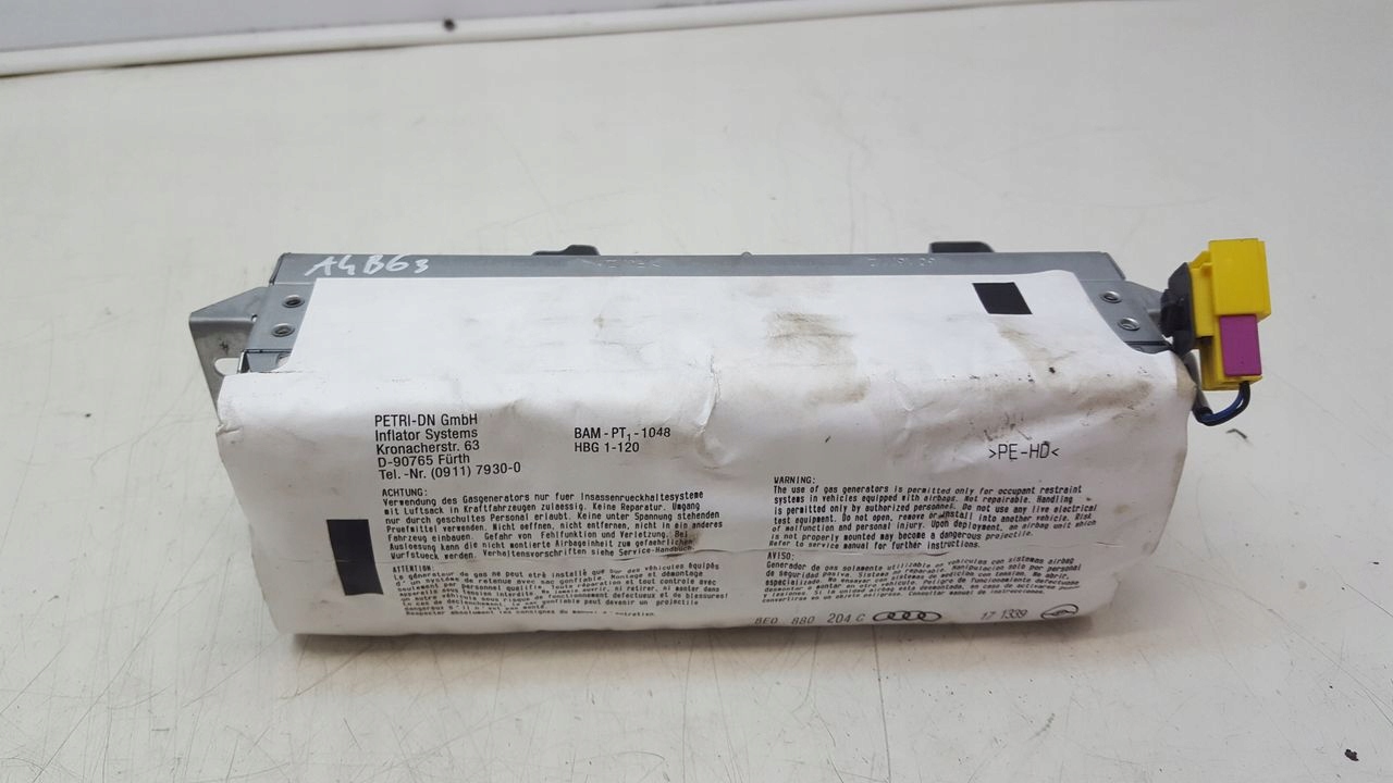 Airbags air bag Gurten sensor Audi A4 B6 2,0