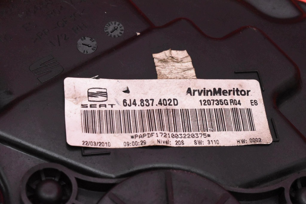 window regulator right front EU 6J4837402D SEAT IBIZA 4 IV 6J 5D HB 08-12
