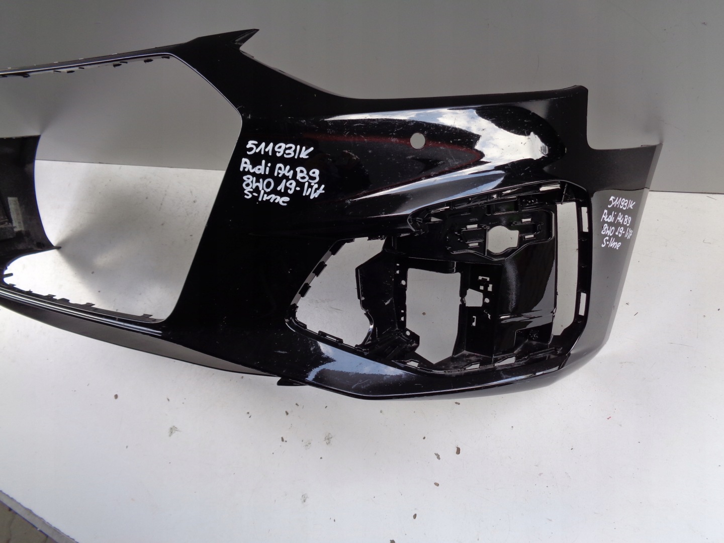 front bumper AUDI A4 B9 8W 8W0 19- LIFT S-LINE NR 51193