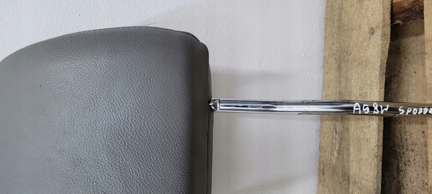 A5 8W seat rest left front leather LEATHER MILANO FELSGRAU A4 B9 8W