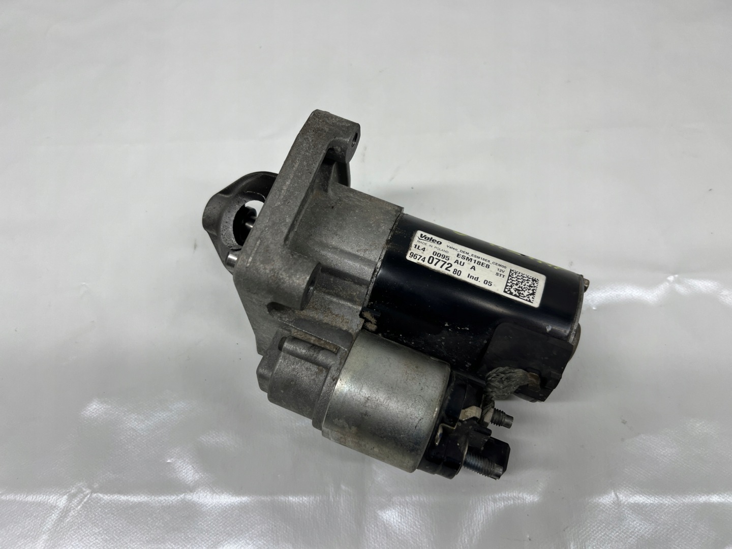 Peugeot 308 II T9 1.2 THP starter 9674077280