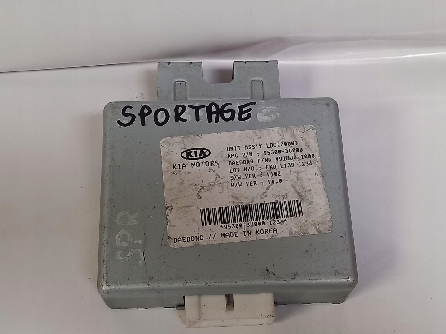 control unit module UNIT ASSY KIA SPORTAGE III 95300-3U000 10-15