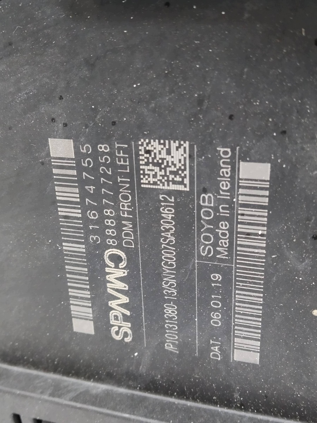 mechanism windows left front 31349762 Volvo XC 90 II (2015- )