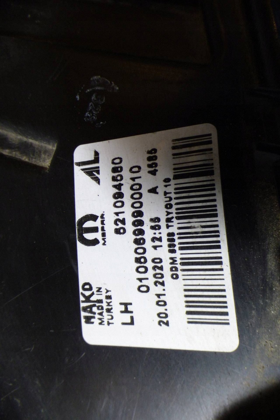Fiat Doblo II LIFT reflektor light left front 521094580 stBDB original 2021