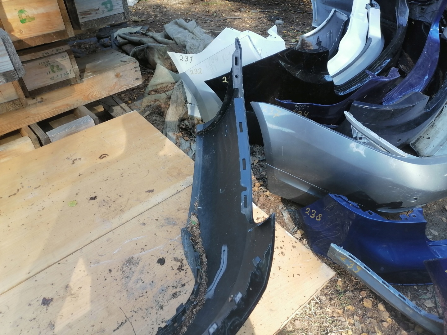bumper rear part AUDI A6 C7 sedan 4G5807511