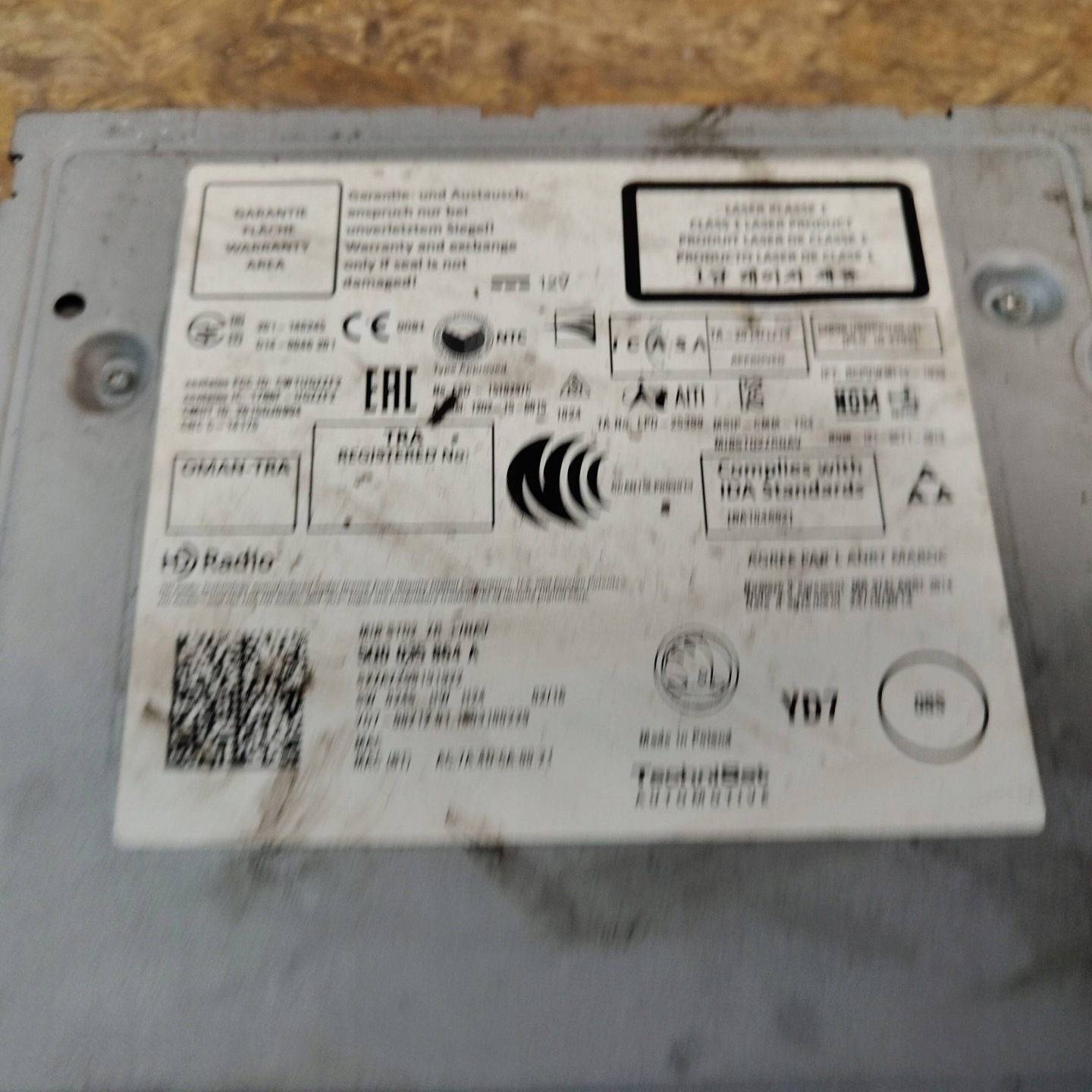 Stacja multimedialna Skoda Superb B8 (3V) 5Q0035864A