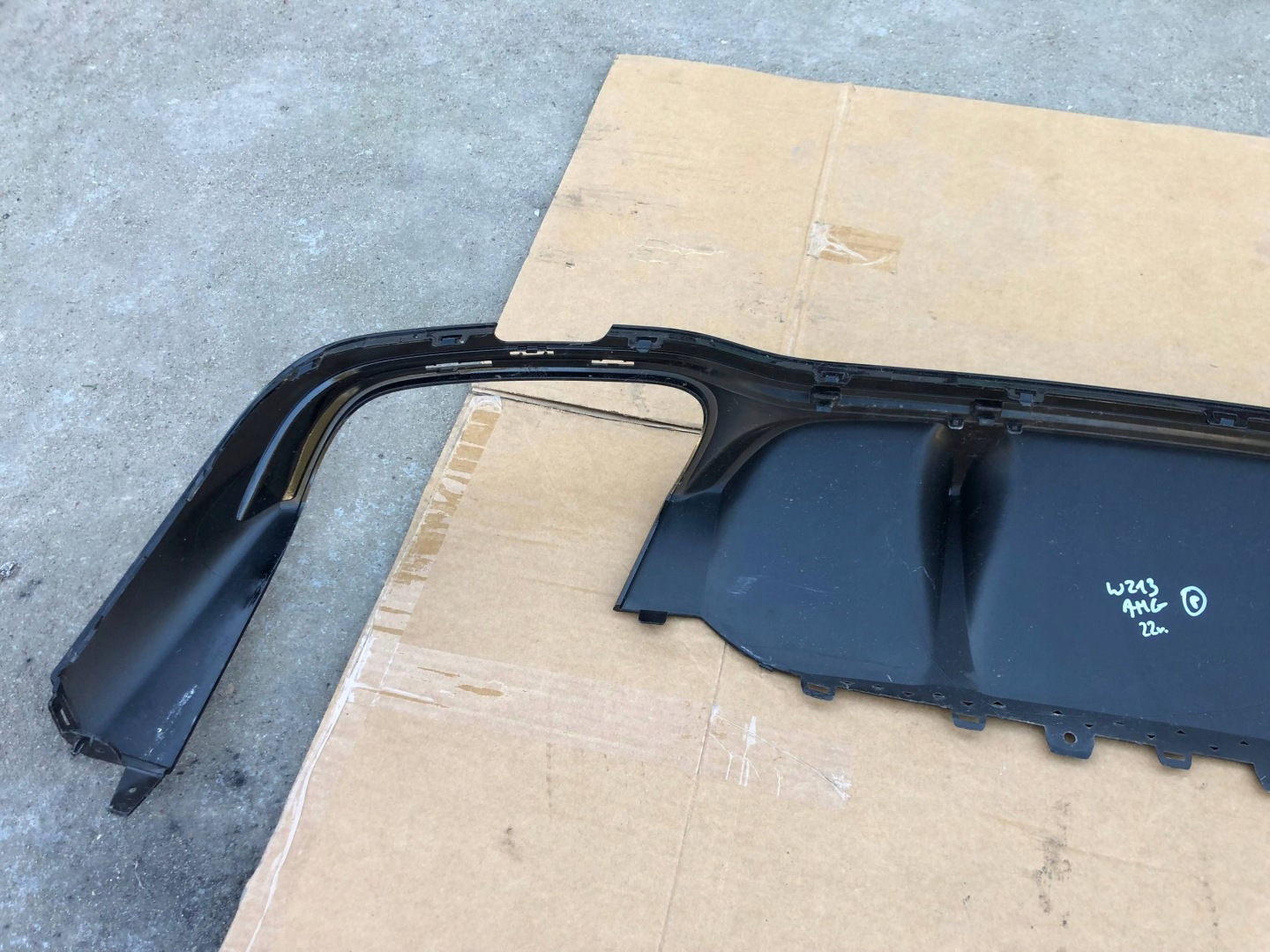 diffusore spoiler Paraurti posteriore MERCEDES W213 AMG A2138855205