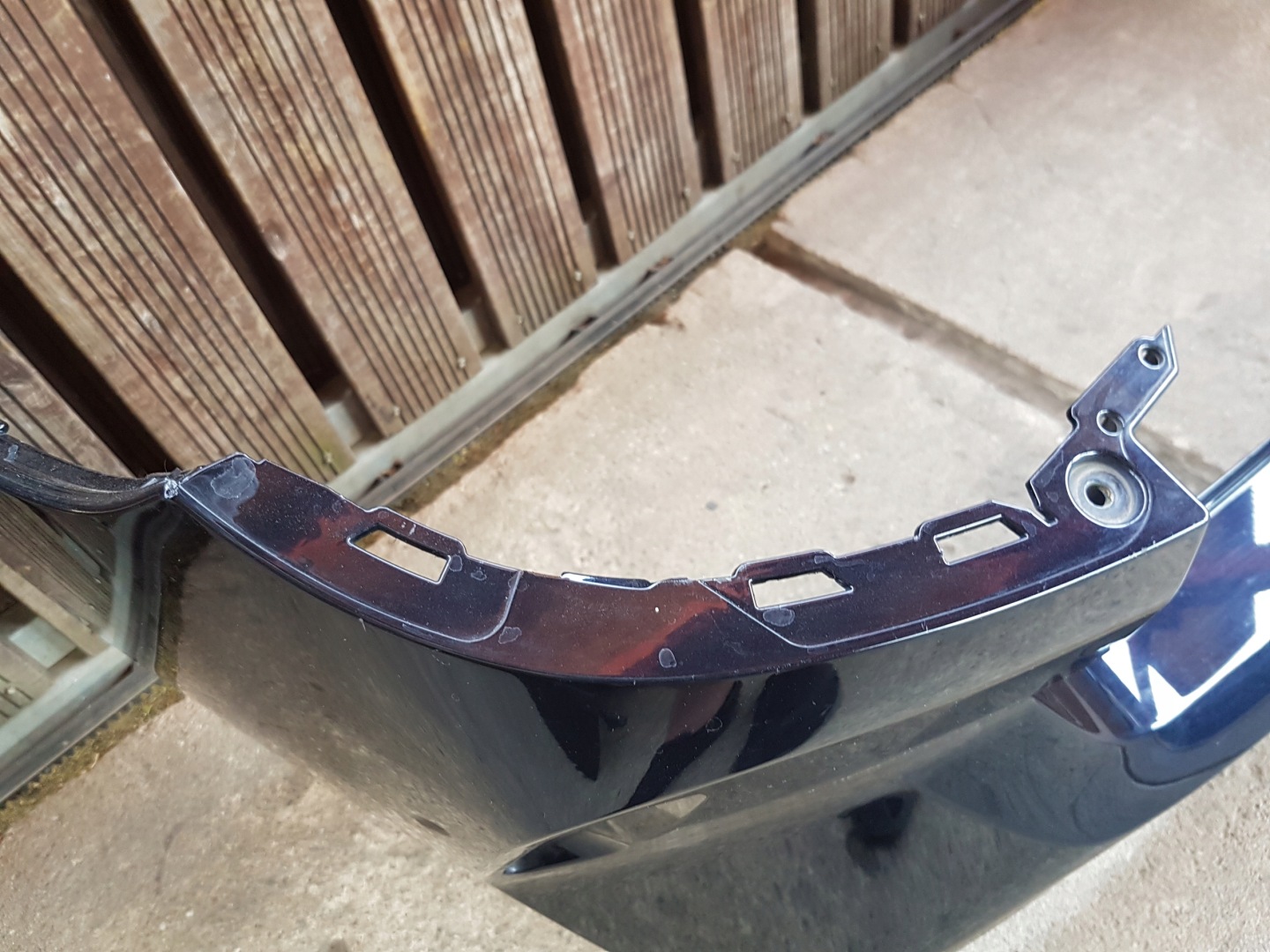 bumper rear BMW iX3 G08 LCI m-packet